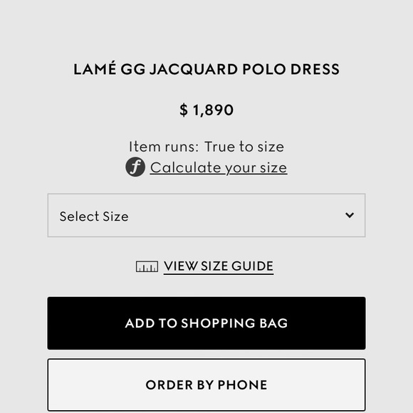 XL LAMÉ GG JACQUARD POLO DRESS - Picture 3 of 6